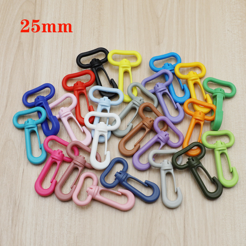 M095-25 plastic hook buckle luggage buckle 360 degree rotating hook buckle dog buckle Lobster hook buckle strap buckle accessories 25mm