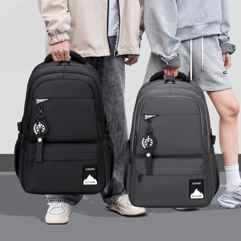 Mochila de estudiante de escuela primaria de pescado natural transfronterizo Mochila de moda masculina Mochila ligera para estudiantes de secundaria y preparatoria