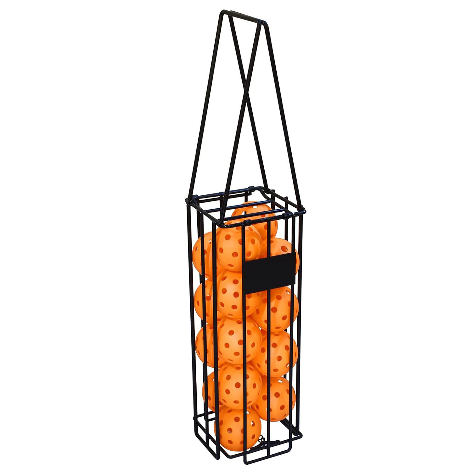 Pickleball 40-hole LED night-light perforated ball 74mm injection-m molded cage ball pickup storage rack