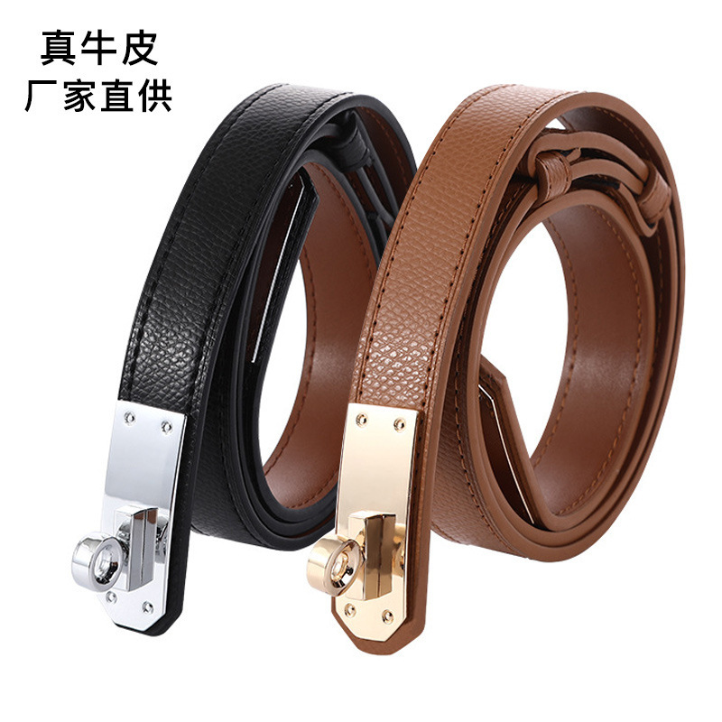 Belt for women's versatile wholesale women's fashionable and ethnic style waistband genuine leather women's jeans with belt for women's versatility