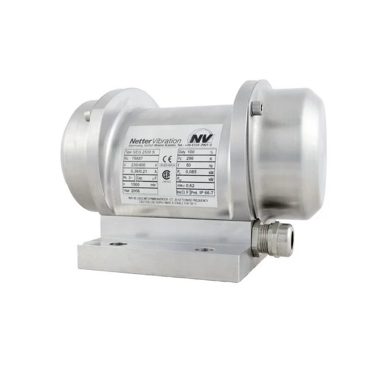 Немецкий вибратор Netter Vibration NEG серии S из нержавеющей стали, электрический внешний вибратор, вибрационный двигатель