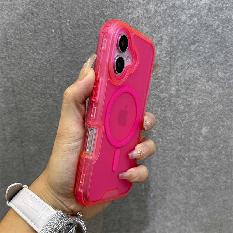 Apple 16 Pro Max対応、厚みのある3in1肌触りの良いマグネット式スマホケース、iPhone 17完全保護耐衝撃ケース、14対応|undefined