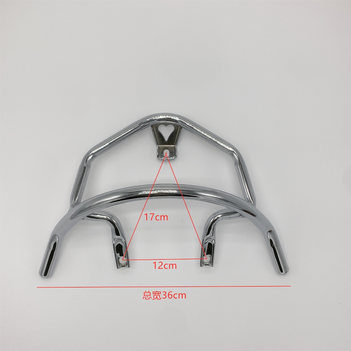 Electric Vehicle Long Model Turtle Queen Armrest Second and Third Generation Turtle Rear Handle Rear Tail Wing Decoration Modified Rear Rack