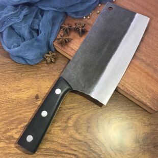 5Cr15 Molybdenum Vanadium Steel Chopping and Cutting Dual-Purpose Knife Hotel Chef's Special Chopping Knife Kitchen Knife Hand-Forged Thickeneded Kitchen Knife