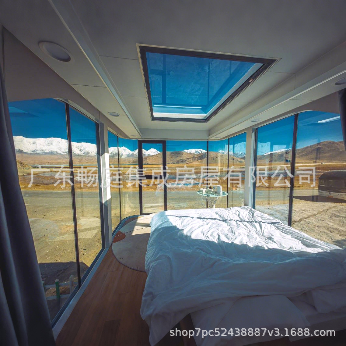 Comercio exterior personalizado de acero ligero de doble piso vivienda modular móvil cápsula espacial con tobogán escénico casa de hotel