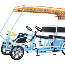 景區腳踏電動助力車適合景區放置租騎6人觀光車景區租電動車價格