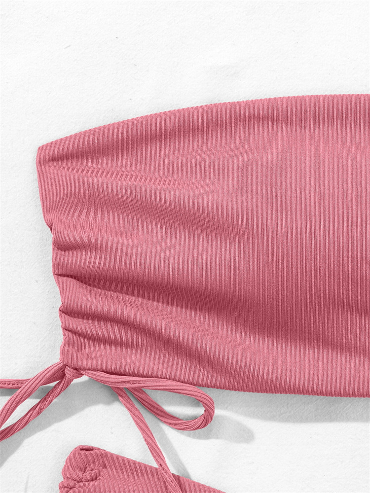 210g Weight Sexy Feel Of Sensation Low Waist Panties Waist Briefs Panties Style Bra&Panty Set Bra Category Nylon Fabric Type 2 Pieces Set Quantity Swimming Pool Occasion Solid Color Pattern Shelf Bra Bra Cup Women's Gender Women's Solid Color 2 Pieces Set Bikinis Swimwear 33