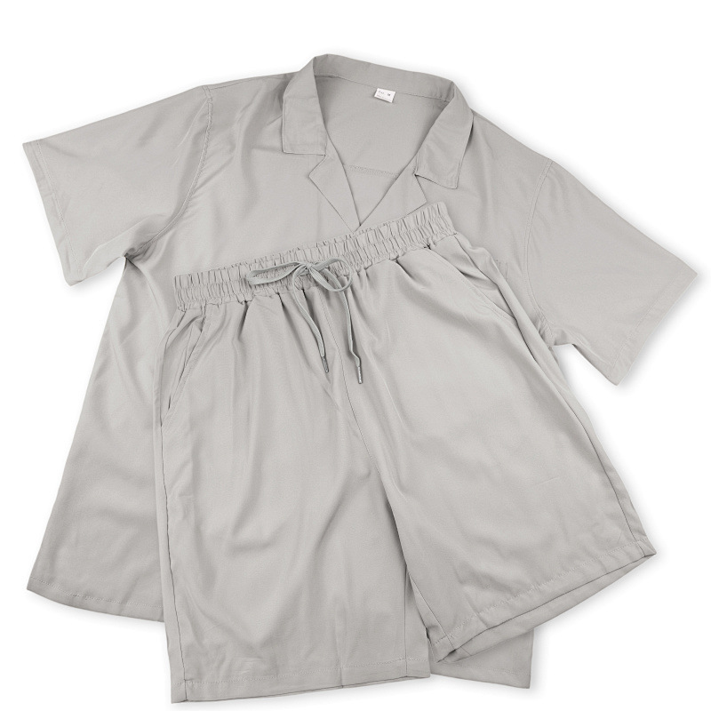 Men's Casual Summer Outfit Set | Loose Fit Beach Shirt & Shorts | Trendy Vacation Wear For Hot Weather_viptrois.com