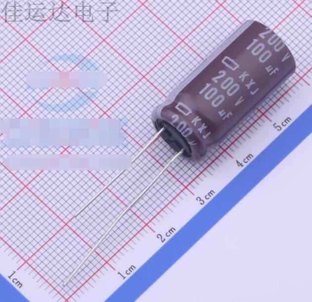EKXJ201ELL101MK25S 规格 100uF 200V 引线型铝电解电容 原装供应