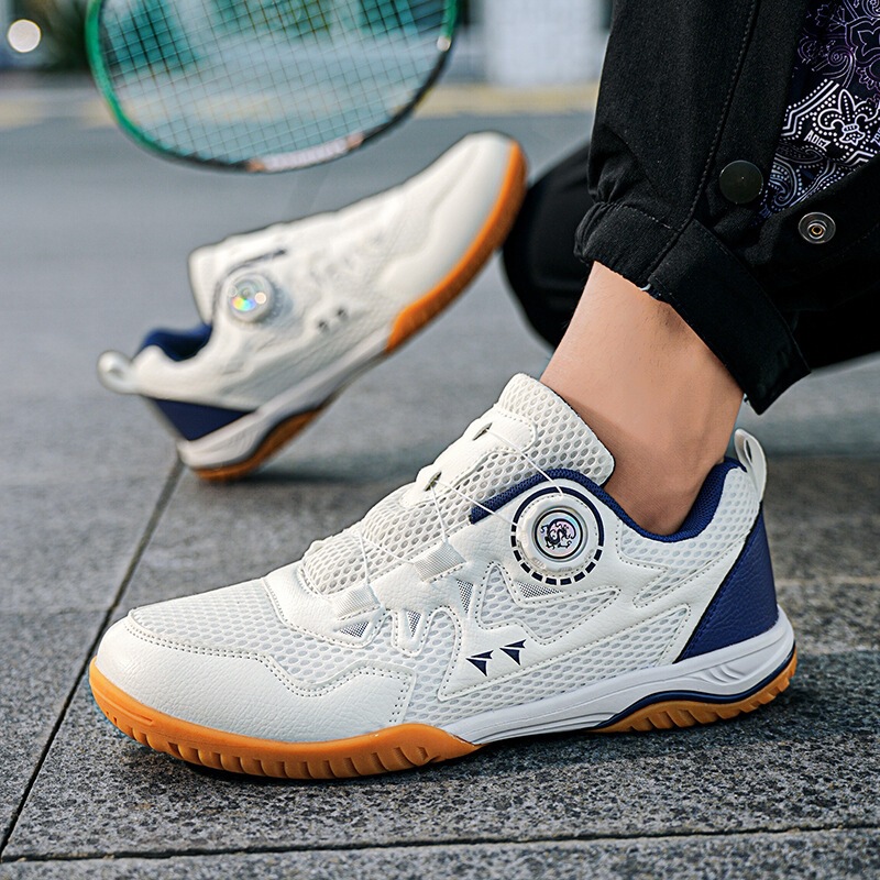 Rotating buckle mesh badminton and tennis shoes, new low-top design, unisex, for casual wear, sports, and matches, also suitable for couples and table tennis Rotating buckle mesh badminton and tennis shoes, new low-top design, unisex, for casual wear, sports, and matches, also suitable for couples and table tennis