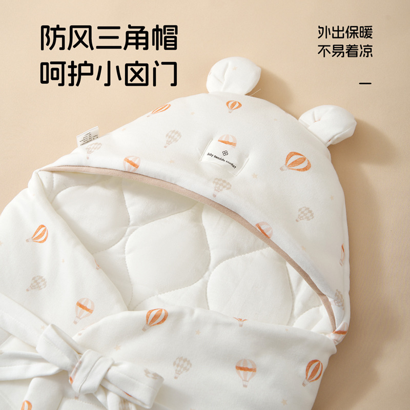 柔蕴宝宝睡袋纯棉婴儿春秋冬款新生儿冬季加厚一体防踢被|undefined