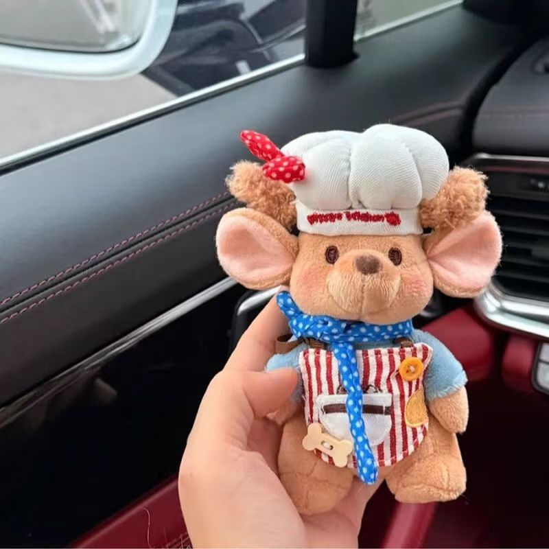 シェフのカンガルーの新商品の自動車のキーホルダーのストラップのカバンの車の装飾のかわいい少女の心の親友のプレゼント|undefined