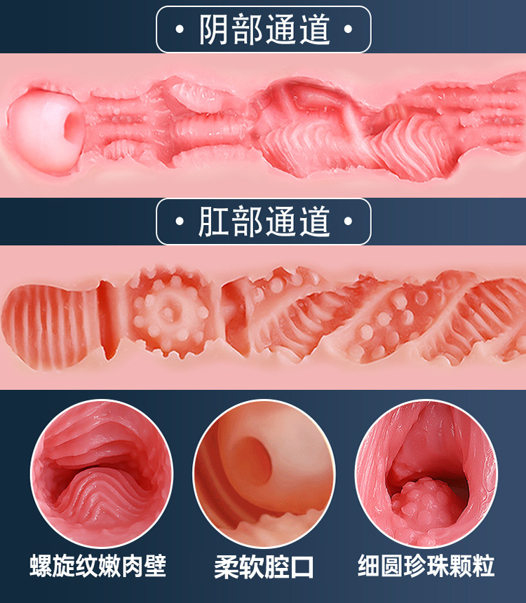 Jiuai Airplane Cup Male Masturbator TPE Inverted Mold Half-Body Doll — detail image 14