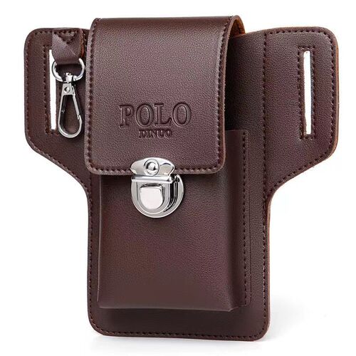New vertical mobile phone waist bag for men working on construction sites, mobile phone holster that can hold cigarette cases, hang keys and wear belts