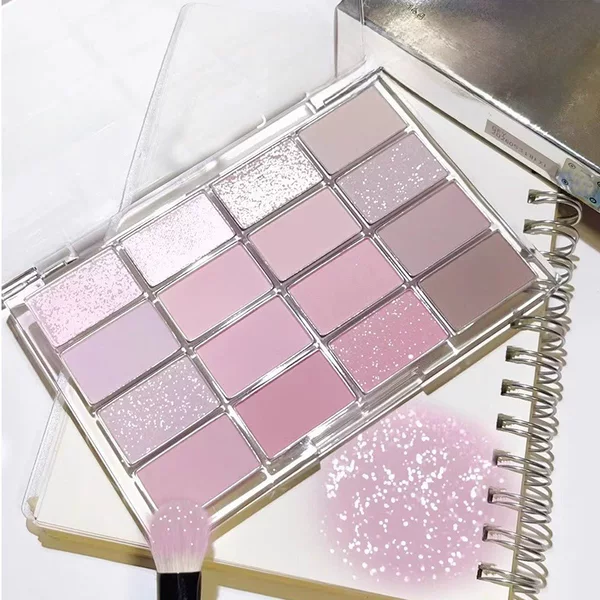 Capel's New Product Wake-Up Sixteen-Color Eye Shadow Palette Matte Pearlescent Fine Shimmer Low Saturation Cosmetics Daily Eye Shadow