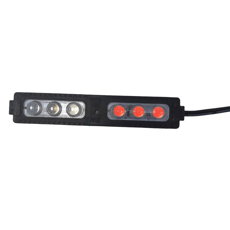 Источник завода DC12V/24VLED6 огни красный синий взрывной модуль лампа сигнальная лампа грузовик мотоцикл сигнальный сигнал