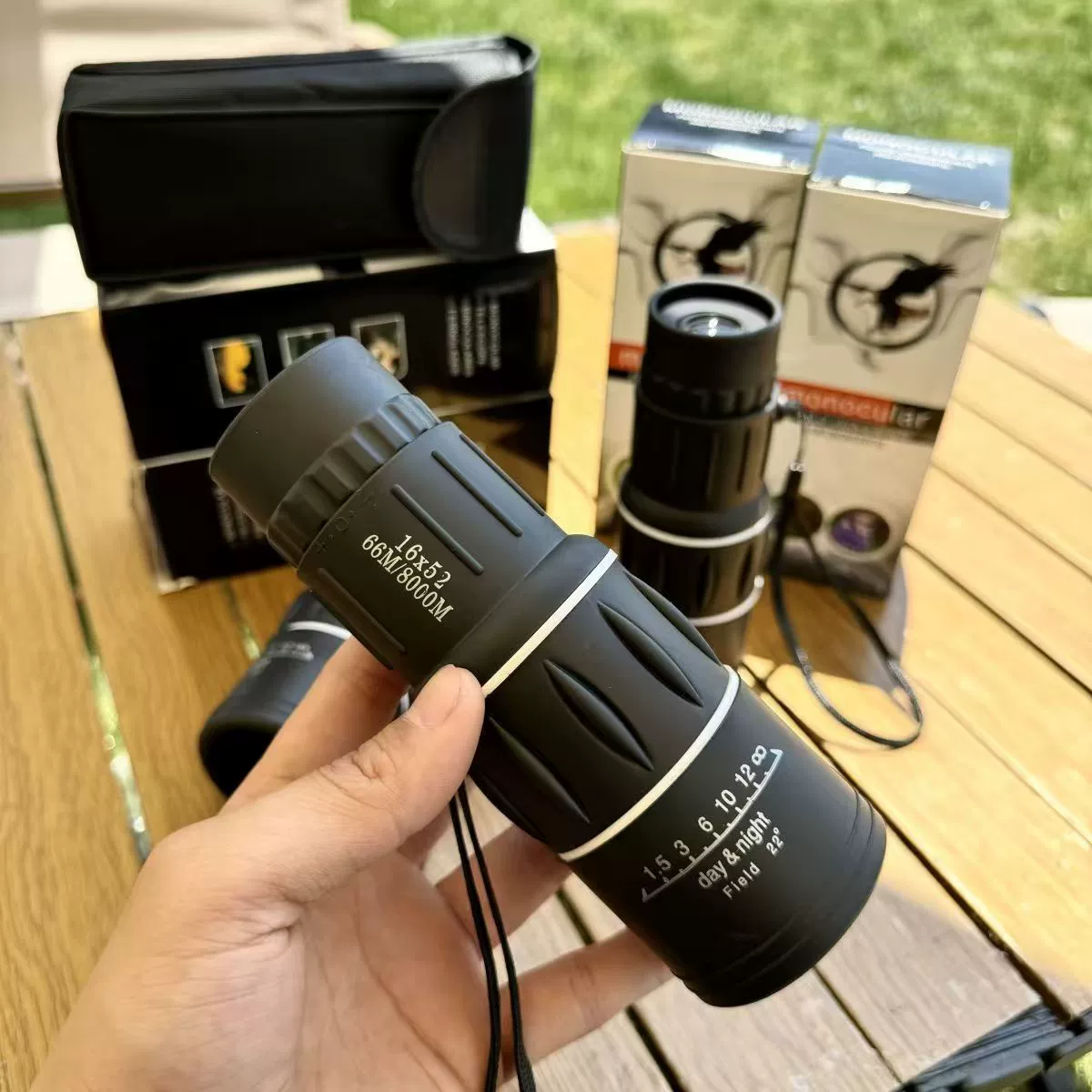 Монокуляр Слегка светящийся телескоп ночного видения наружный портативный мобильный телефон камеры телескоп монокуляр завод оптом