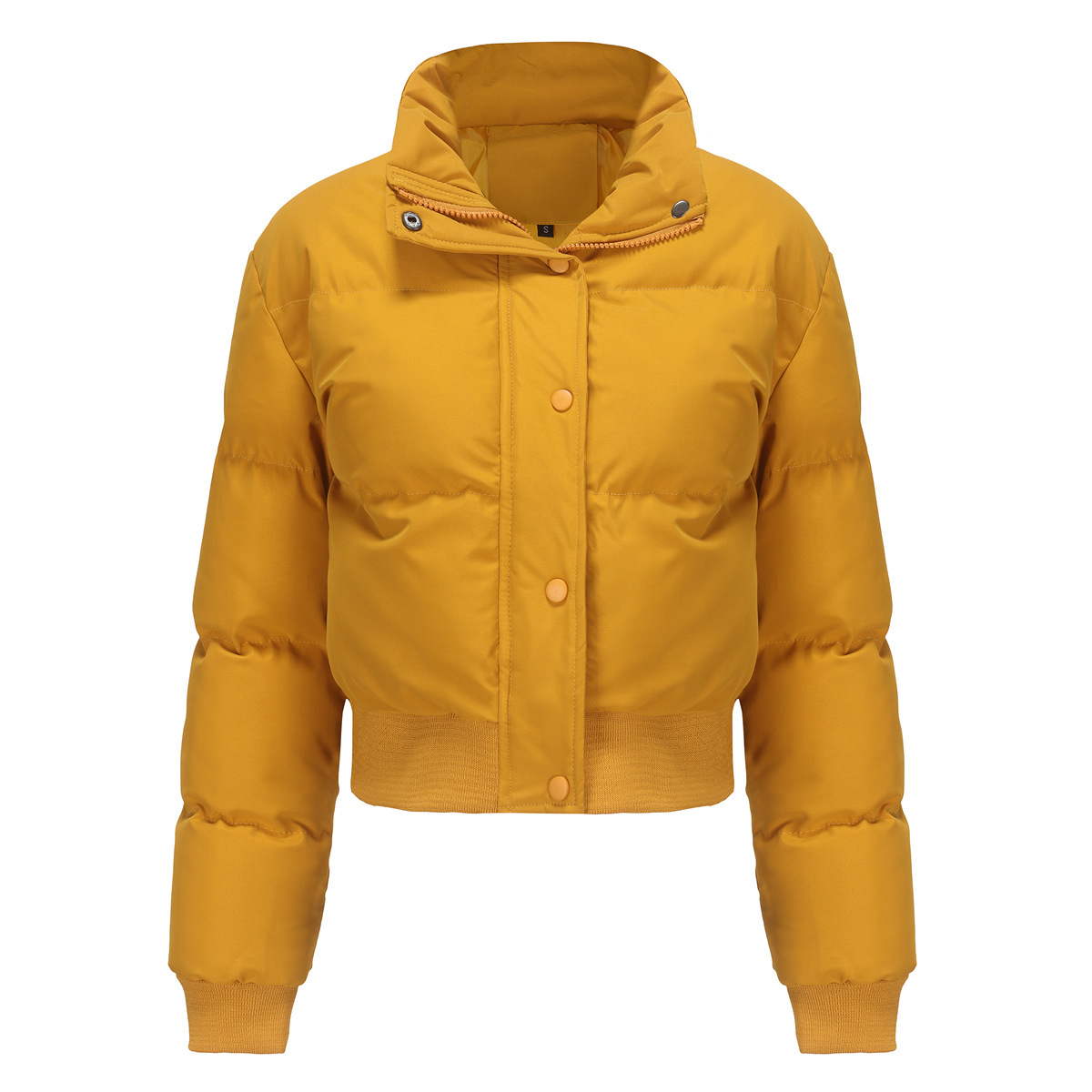 Chaqueta corta acolchada para mujer, estilo elegante y ligero