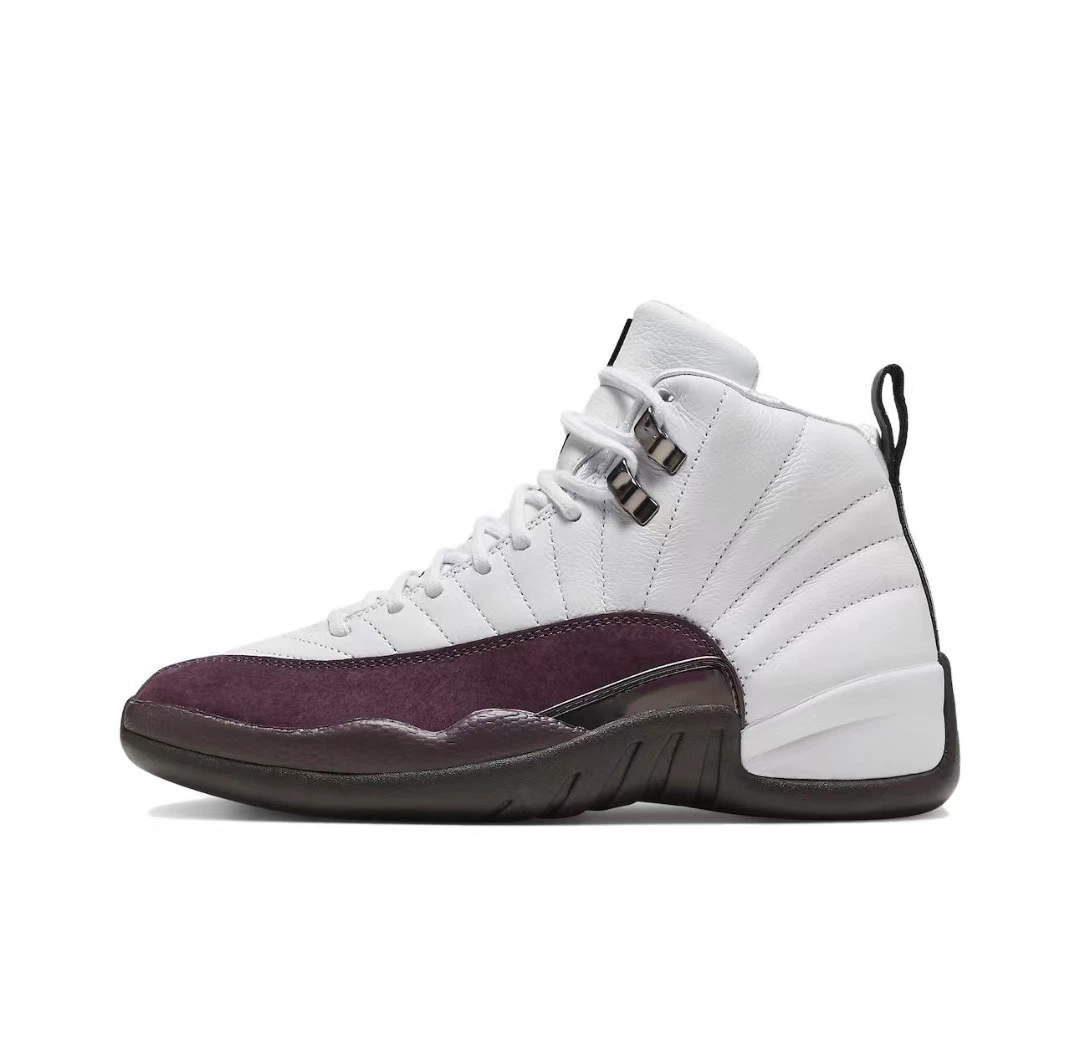 Putian Shoes AJ12 Chicago Cool Gray White Bulls and Malaysia Blue Black Purple Royal Blue Joe 12 мужскиe и женские спортивные баскетбол