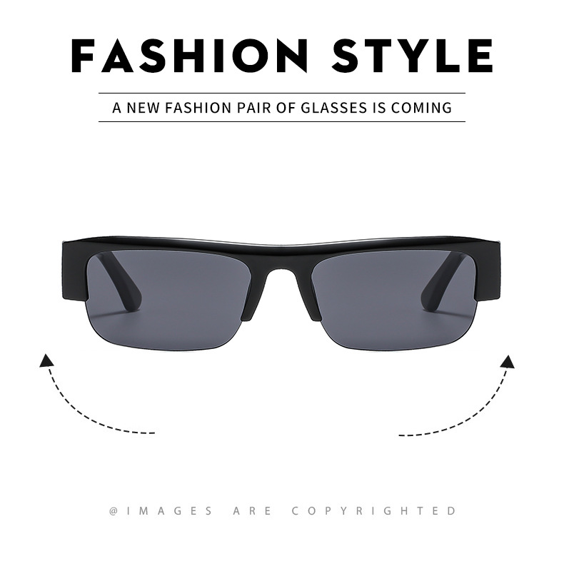 Vintage Eckige Damen Sonnenbrille Im Trendigen Retro Stil_voghion.com