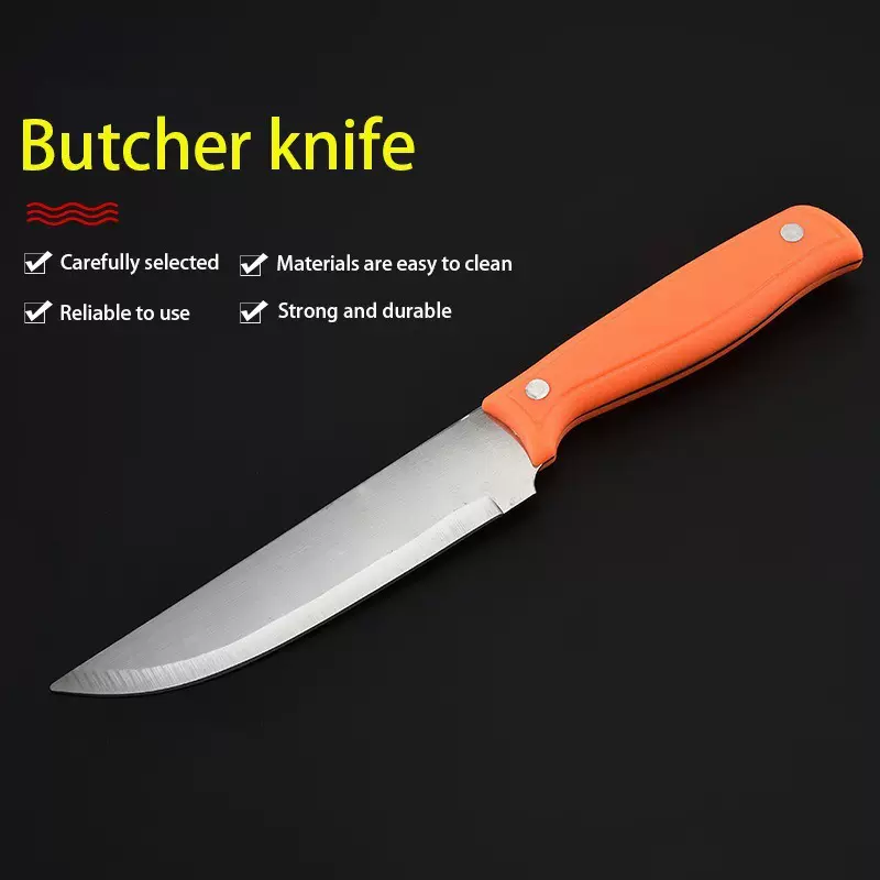 阳江不锈钢厨师刀家用水果削皮刀屠宰刀专用刀锋利切肉刀厨房刀具