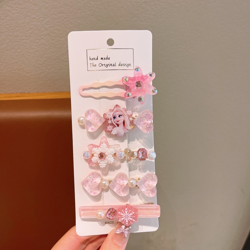 海洋系列儿童饰品发饰公主贝壳海星发夹刘海夹发卡女童春夏侧边夹|undefined