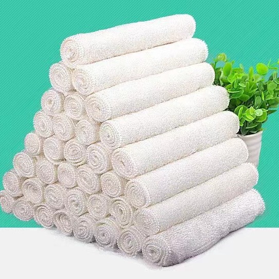 Dishwashing Cloth Dish Cloth Absorbent Thickened Oil-free Household Cleaning Colorful Polyester Fiber Kitchen Cleaning Dish Towel