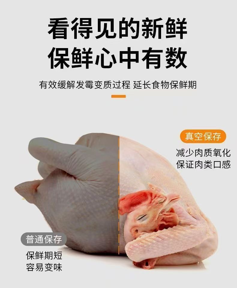 Cross-border Electric Display Household Heat Sealer - High-Power Fully Automatic Vacuum Sealer Dry and Wet Dual-Use Vacuum Machine