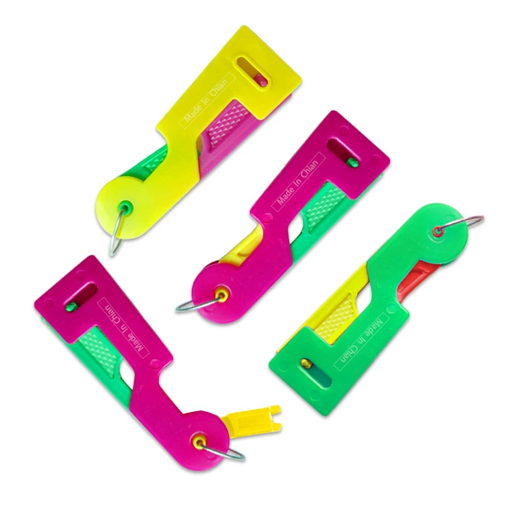 Высококачественное устройство для вышивки крестиком, проводная направляющая Оптовая автоматическое устройство распознавания игл, пластиковое устройство для нарезания нити иглой