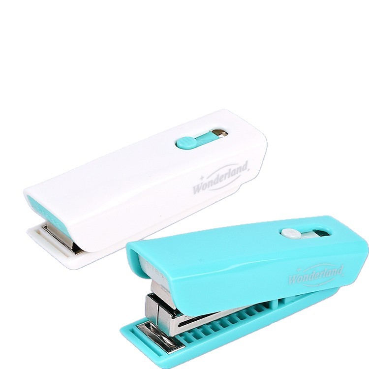 Grapadora de grapas de 12 calibre, grapadora de grapas duradera con elevadora de grapas, grapadora multifuncional para estudiantes de oficina