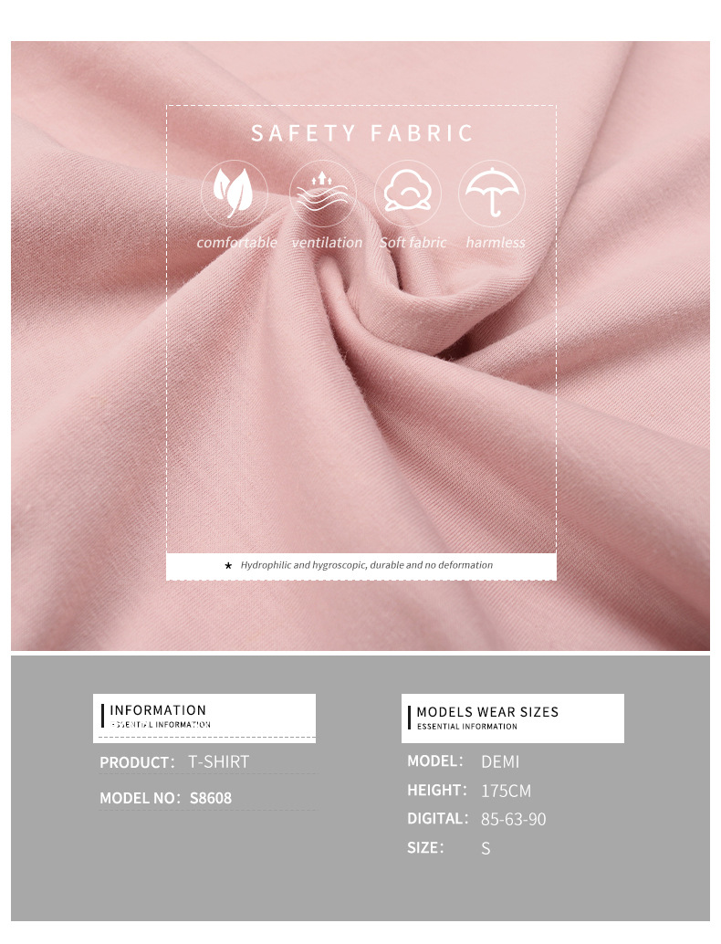 Pink Off-shoulder One-shoulder Casual T-Shirts_voghion.com