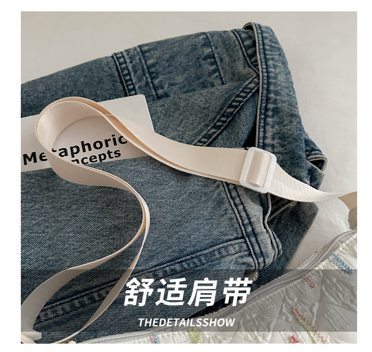 The new 2024 fashionable canvas versatile dumpling bag, a simple and stylish single-shoulder bag for commuting ladies with a high level of appearance undefined
