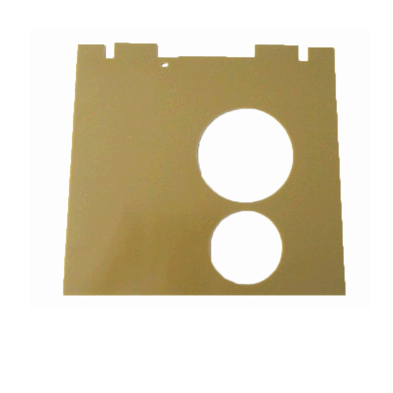 深圳CEM-1绝缘垫片 FR-4绝缘变压器配件加工 黄色玻纤板垫片加工