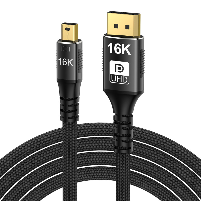 Mini DP変換DP2.1高精細線コンピュータビデオディスプレイ16K @ 60hz電気競争級ビデオ変換線|undefined