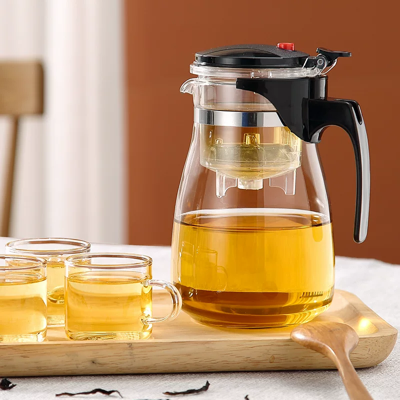 Teapot, glass tea cup, cigarette holder for home use, tea set