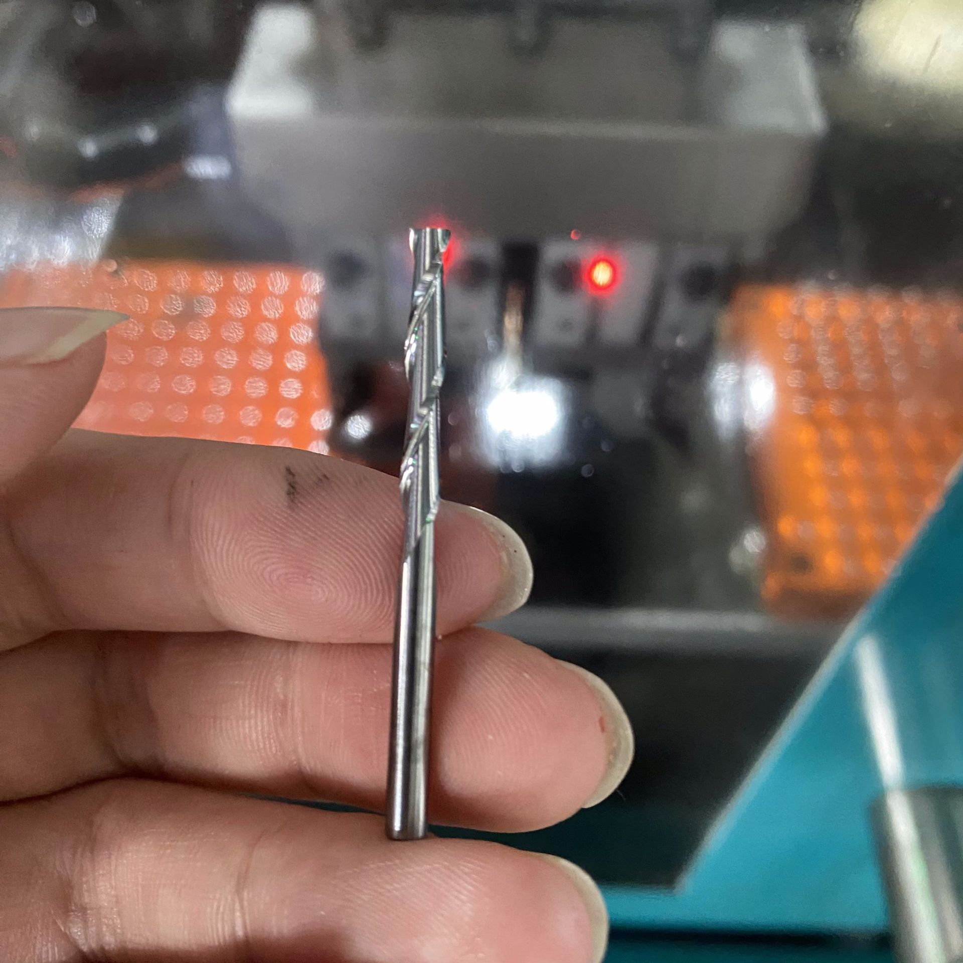 4mm双刃螺旋铣刀密度板亚克力实木麻花刀电脑木工雕刻刀具