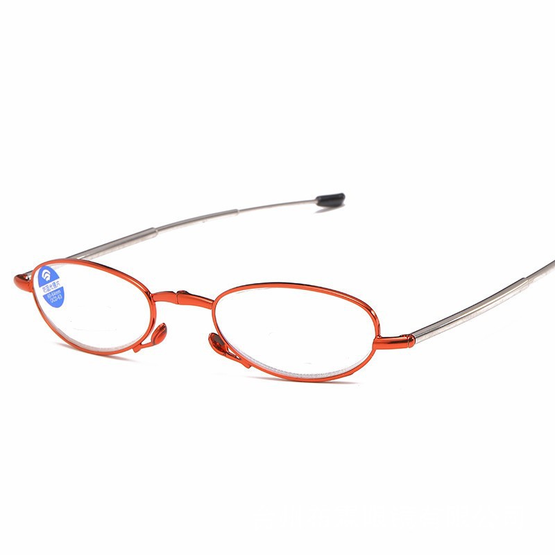 ファッション折り畳みアンテナ老眼鏡とライターケースブルーレイ防止金属伸縮脚男女老人老眼鏡