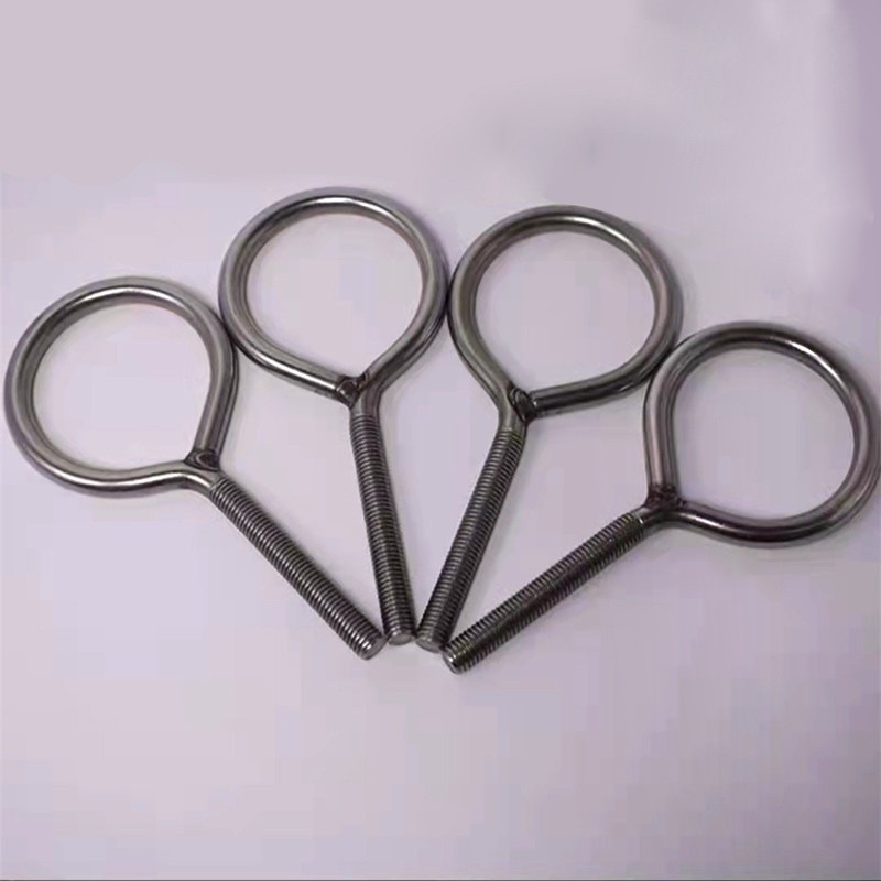 양눈 반지 볼트 스틸 링 캐노피 나사를 용접 한 캐노피 칼럼 강철 링 강철 링 캐노피 나사를 밀고 당깁니다.