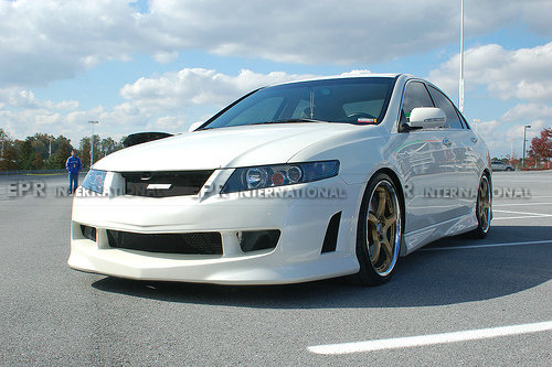 Suitable for Honda Accord Cl7 Generation Carbon Fiber Modification Parts Mugen Unlimited Full Set of Front Bumper, Side Skirts, Rear Lip and Rear Wing
