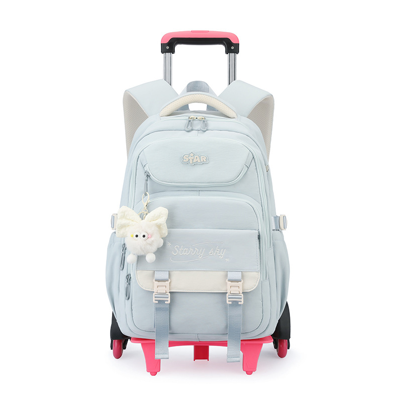 Mochila de pescado natural 3 - 6 grados de moda de alta capacidad mochila de estudiantes de secundaria escalera ligera caja de tracción