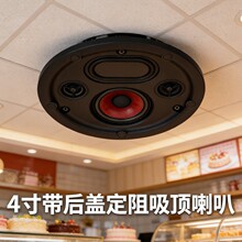 天籁吸顶四寸三分频蓝牙定阻同轴家用吊顶嵌入式音箱l10和l7套装