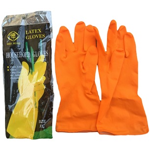 Household latex gloves 40g industrial acid and alkali resistant gloves English packaging production in stock