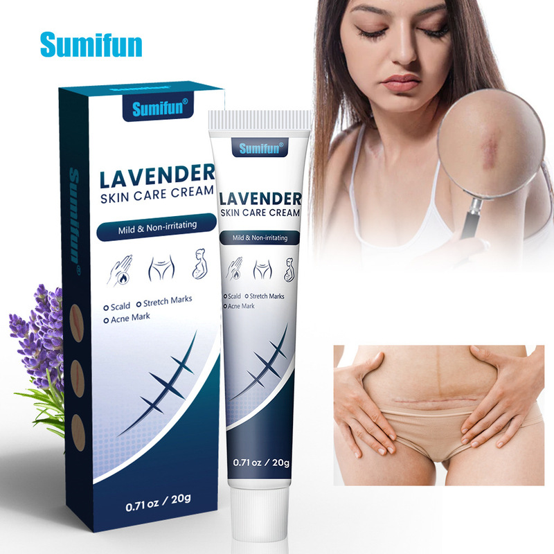 Sumifun Cross-Border Scar Care Cream Lavender Health Cream Amazon Tiktok Shopee Foreign Trade K10202 Sumifun Cross-Border Scar Care Cream Lavender Health Cream Amazon Tiktok Shopee Foreign Trade K10202