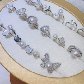 天然珍珠耳饰;耳饰配件;天然珍珠项饰