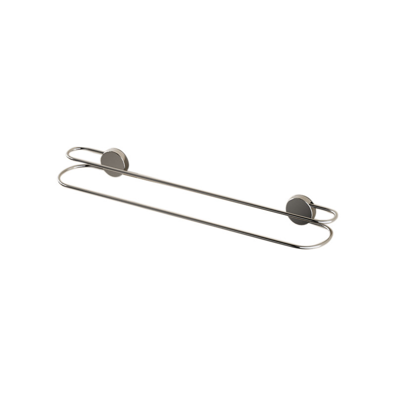Toallero de ventosa Toalla de baño sin perforación Toalla de baño Estante de doble varilla Soporte de almacenamiento de toallas de baño de pared de inodoro image 5