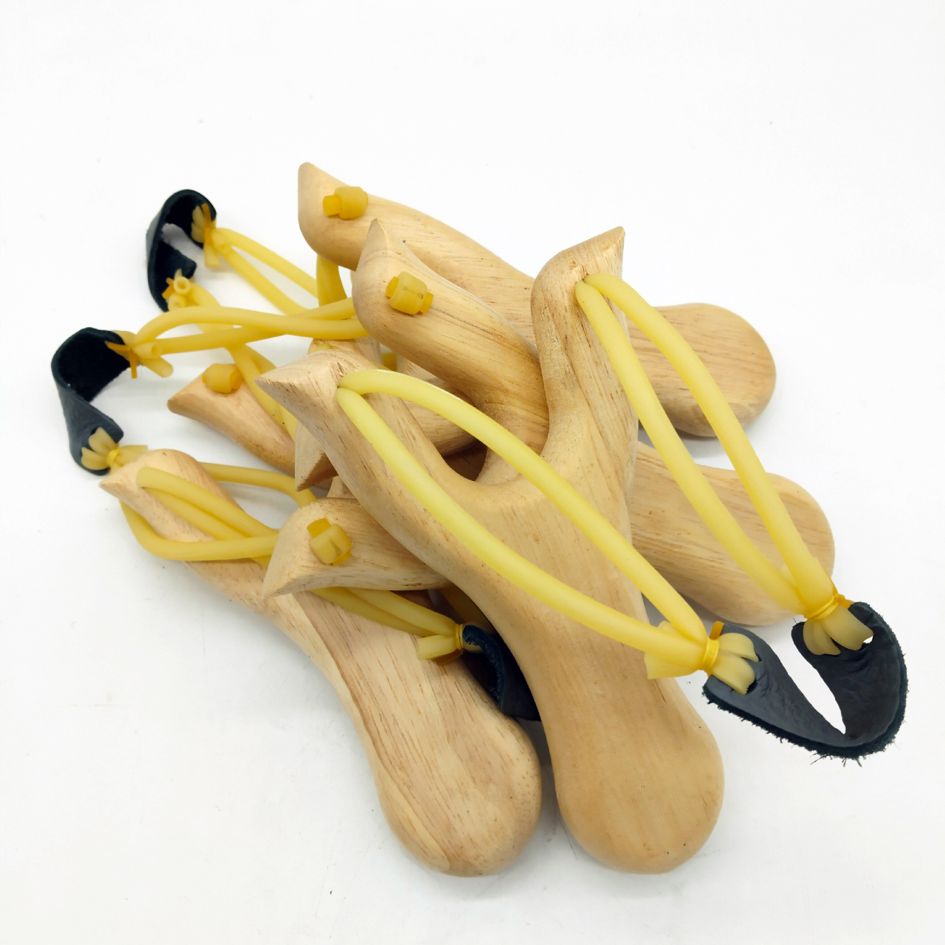 전통적인 화이트 너도밤 나무 새총 수제 솔리드 우드 새총 향수 야외 경쟁 장난감 Plumalist 우드 핸드 피스 슬링 샷