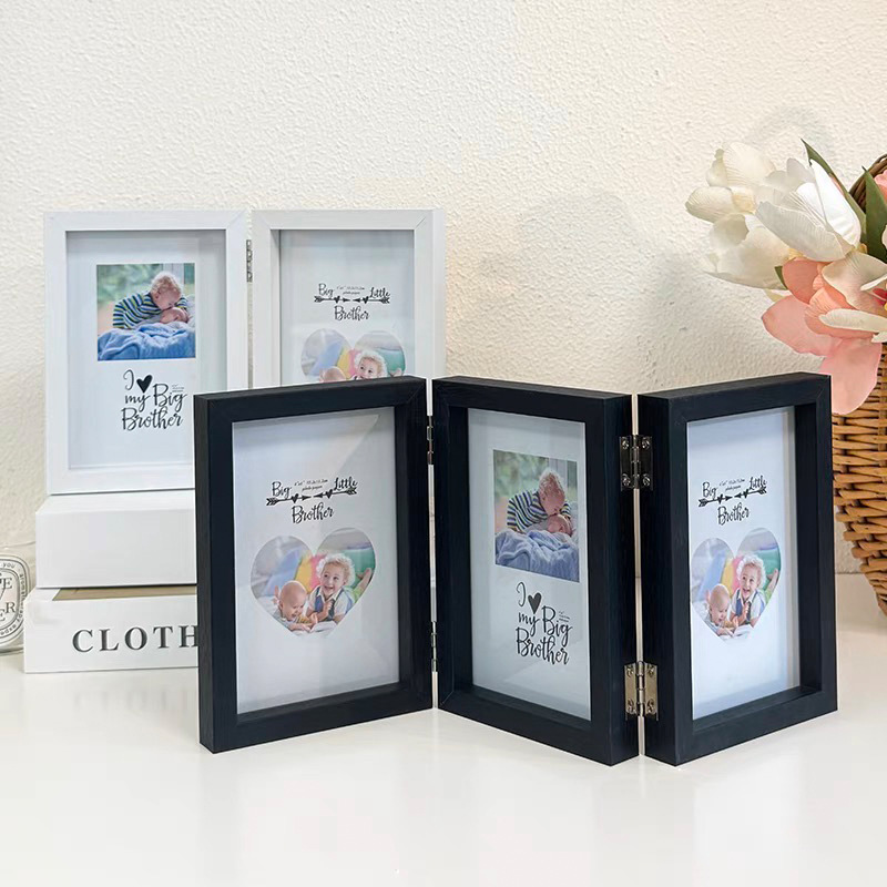 クリエイティブトリプルフォトフレームテーブルスクリーン結合 70% off スタックフォトフレーム卒業写真フォトフレーム誕生日ギフト