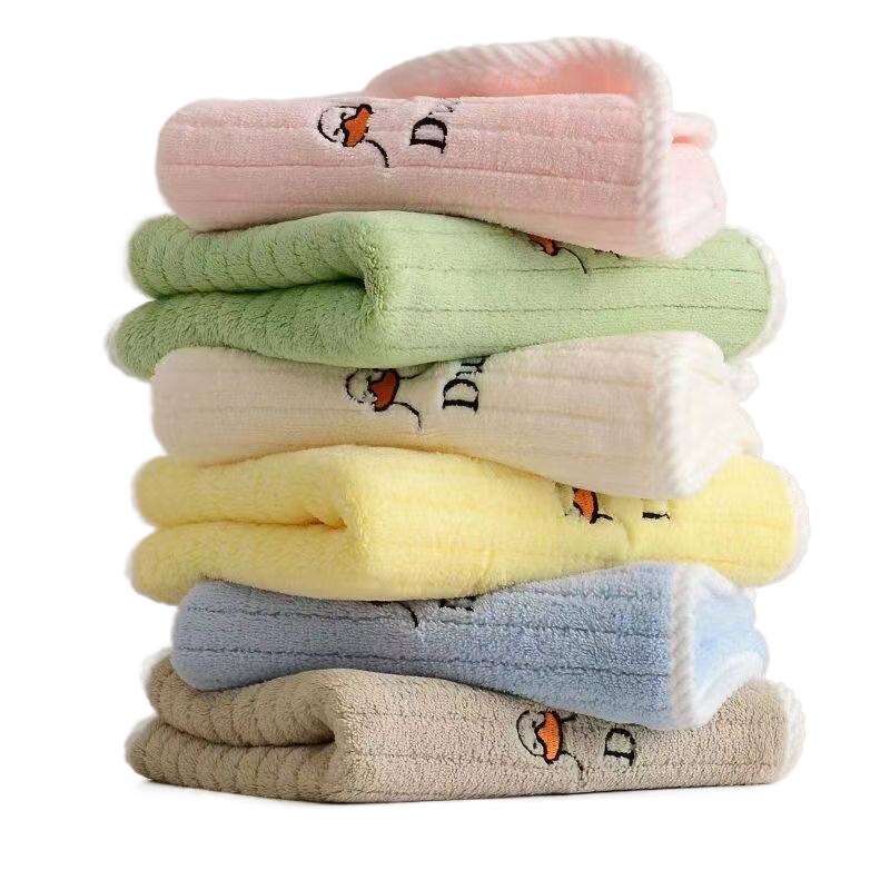 Children's Towels for Face Washing, Home Use, Kindergarten, Boys and Girls, Soft and Absorbent, Rectangular Baby Towels, Available for Wholesale and Dropshipping Children's Towels for Face Washing, Home Use, Kindergarten, Boys and Girls, Soft and Absorbent, Rectangular Baby Towels, Available for Wholesale and Dropshipping