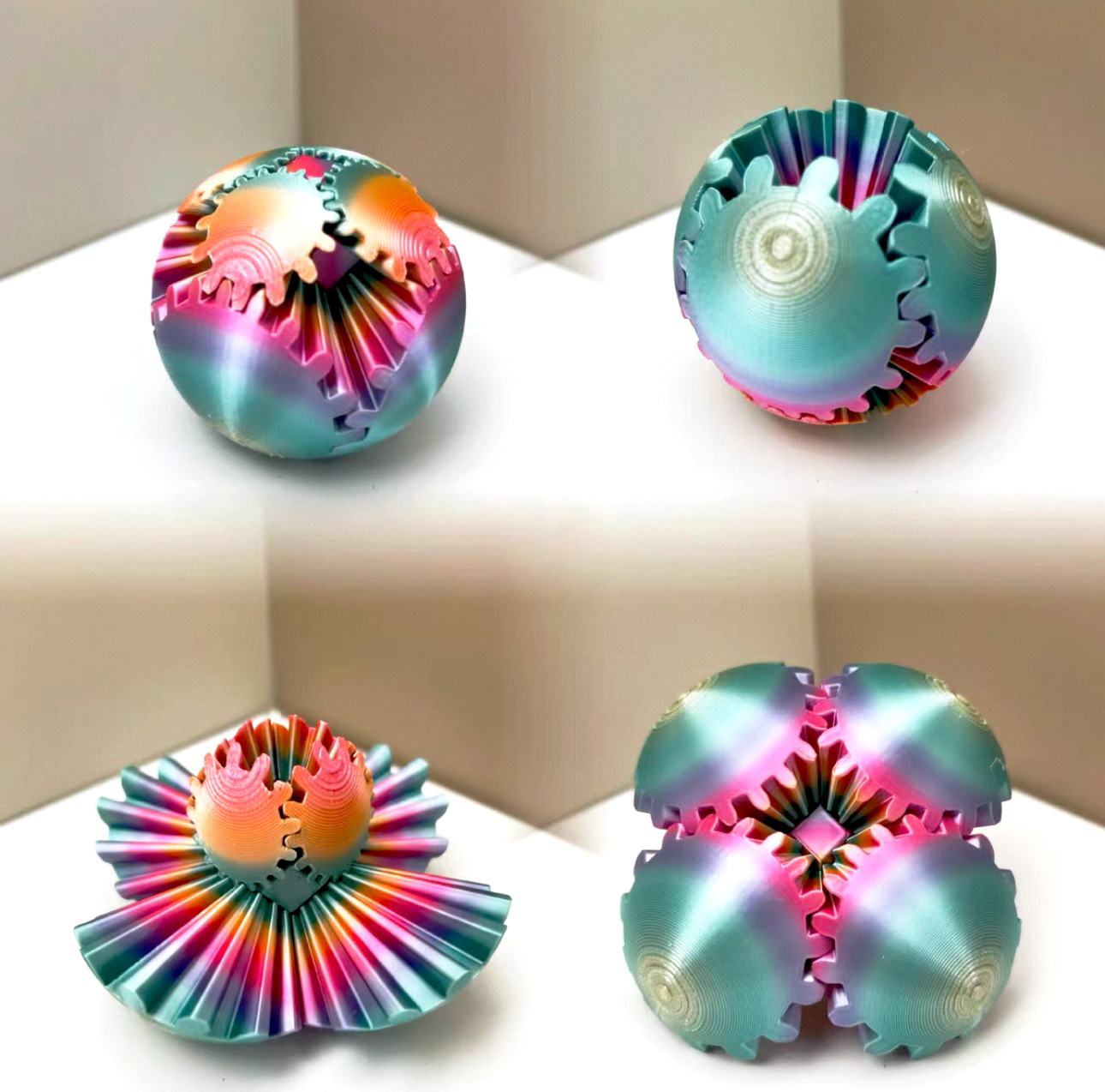 직경 8cm 캔디 컬러 랜덤 기어볼