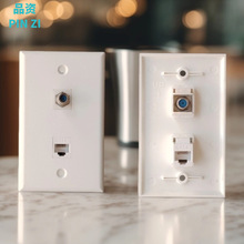 ��ɫ120��������ʽ1��RF�ҕTV RJ45-CAT.6ֱ�堝��ʽ��ý�w���